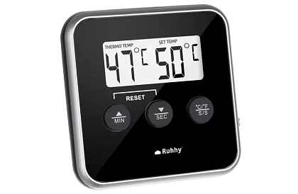 Digitális konyhai hőmérő szondával