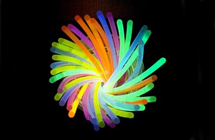 Ragyogó botok lightstick – 100 db neon pálca. Tökéletese a pártikra, és ünnepségekre!