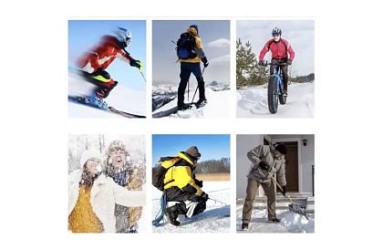 USB fűtött talpbetétek cipőbe, méret 35–40, vágási lehetőséggel