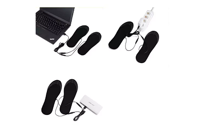 USB fűtött talpbetétek cipőbe, méret 35–40, vágási lehetőséggel