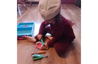 Gyermekorvosi táska kiegészítőkkel – kis orvos