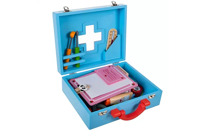 Gyermekorvosi táska kiegészítőkkel – kis orvos