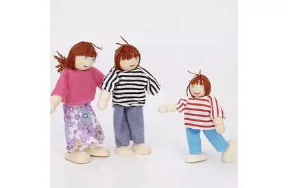 Fa díszek a gyerek házikóhoz – 7 db