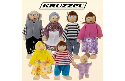 Fa díszek a gyerek házikóhoz – 7 db