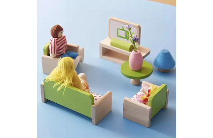 Fa díszek a gyerek házikóhoz – 7 db