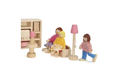 Fa díszek a gyerek házikóhoz – 7 db