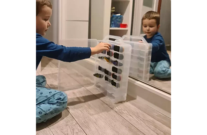 Műanyag bőrönd - autószervező