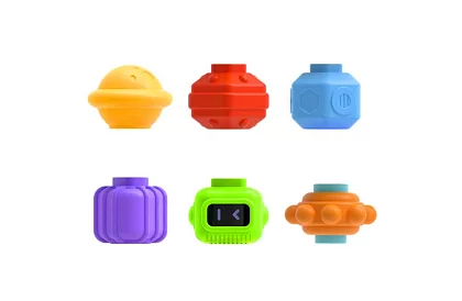 Érzéki rugalmas kocka – oktatási játék gyerekeknek