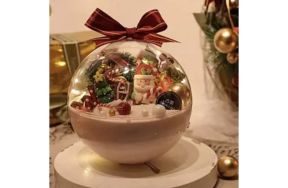 Átlátszó gömbök, 12 db-os összecsukható – kreatív készlet