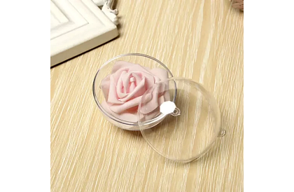 Átlátszó gömbök, 12 db-os összecsukható – kreatív készlet