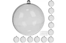 Átlátszó gömbök, 12 db-os összecsukható – kreatív készlet