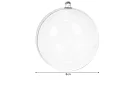 Átlátszó gömbök, 12 db-os összecsukható – kreatív készlet