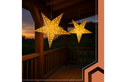 3D LED világító csillag - 50 cm