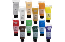 12 Akrylfesték - mindegyik 100 ml