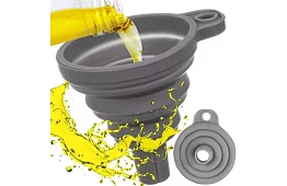 Univerzális összecsukható szilikon tölcsér