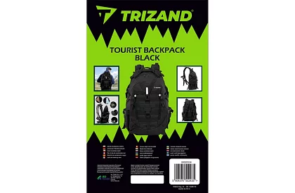 Turista hátizsák TRIZAND XL - fekete