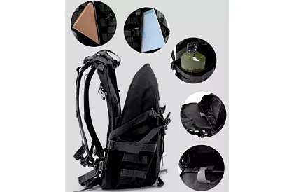 Turista hátizsák TRIZAND XL - fekete