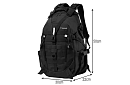 Turista hátizsák TRIZAND XL - fekete