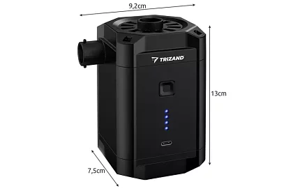 Akkumulátoros szivattyú matracokhoz, hajókhoz, labdákhoz és medencékhez