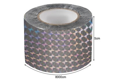 Holografikus szalag a madarak elriasztására - 80 méter