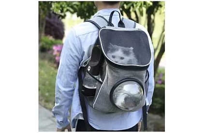 Utazási vízpalack kutyáknak, jutalom tálkával