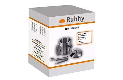 Jégkocka tartály 1,3 liter – vödör fedéllel és csipeszekkel