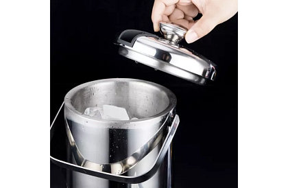Jégkocka tartály 1,3 liter – vödör fedéllel és csipeszekkel