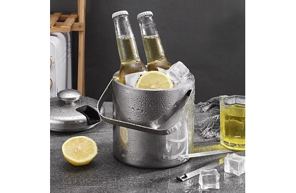 Jégkocka tartály 1,3 liter – vödör fedéllel és csipeszekkel