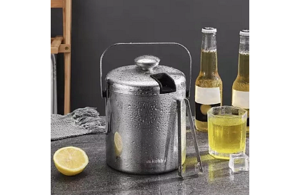 Jégkocka tartály 1,3 liter – vödör fedéllel és csipeszekkel