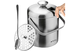 Jégkocka tartály 1,3 liter – vödör fedéllel és csipeszekkel