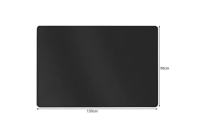 Védőpadló alátét székhez 90 × 130 cm – fekete