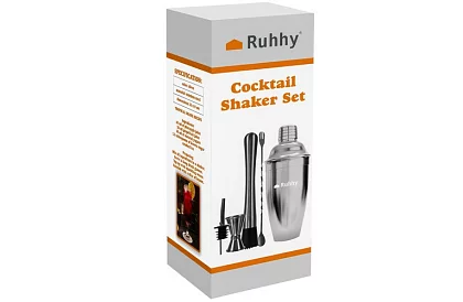 Rozsdamentes bárkészlet – 6 db