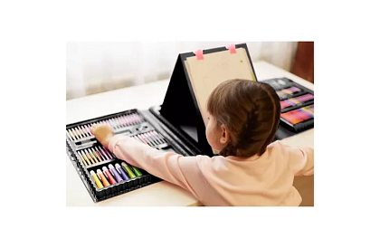 Művészeti festőkészlet - 208 darab tokban