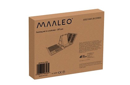 Művészeti festőkészlet - 208 darab tokban