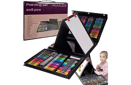 Művészeti festőkészlet - 208 darab tokban