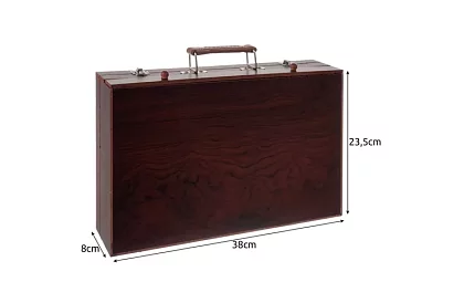 Festék készlet fából készült tokban – 130 elem