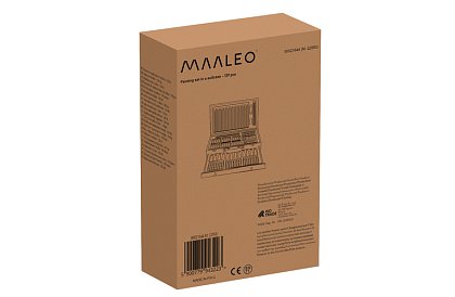 Festék készlet fából készült tokban – 130 elem