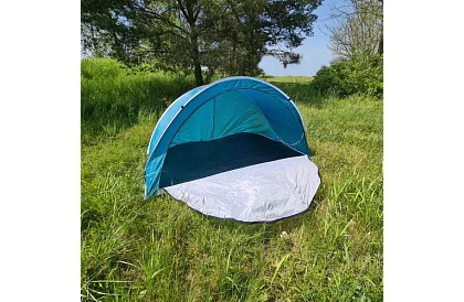 Önállóan szétnyíló strand sátor 3 fő részére – 200 × 120 × 110 cm