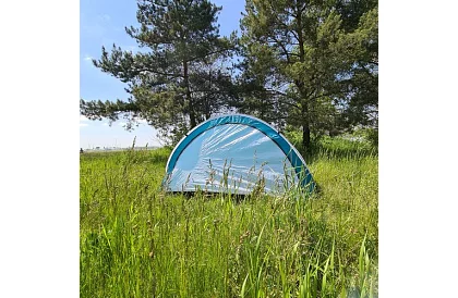 Önállóan szétnyíló strand sátor 3 fő részére – 200 × 120 × 110 cm