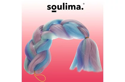 Szinétikus ombre fonatok hajra lila-kék