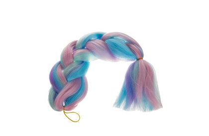 Szinétikus ombre fonatok hajra lila-kék