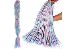 Szinétikus ombre fonatok hajra lila-kék