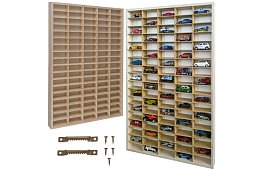 Fa fali polc - autószervező - 90 rekesz