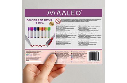 Törölhető filctollak - 16 db-os készlet