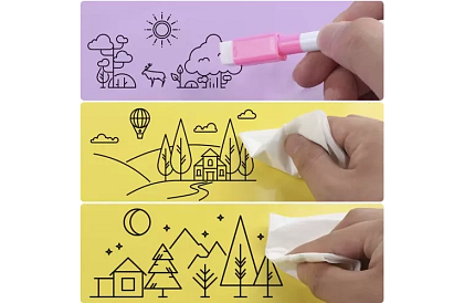 Törölhető filctollak - 16 db-os készlet