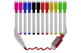 Törölhető filctollak - 12 db - 6 szín