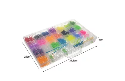 Gumičky a karkötők készítéséhez XXL készlet + szövőszék