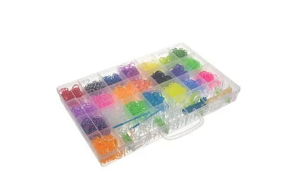 Gumičky a karkötők készítéséhez XXL készlet + szövőszék