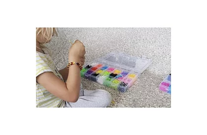 Gumičky a karkötők készítéséhez XXL készlet + szövőszék