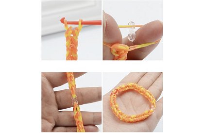 Gumičky a karkötők készítéséhez XXL készlet + szövőszék